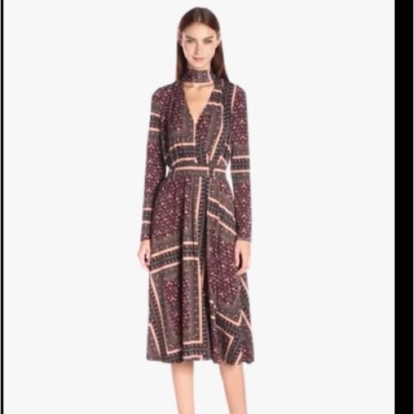 Bcbg generation boho fall midi dress - Picture 2 of 6